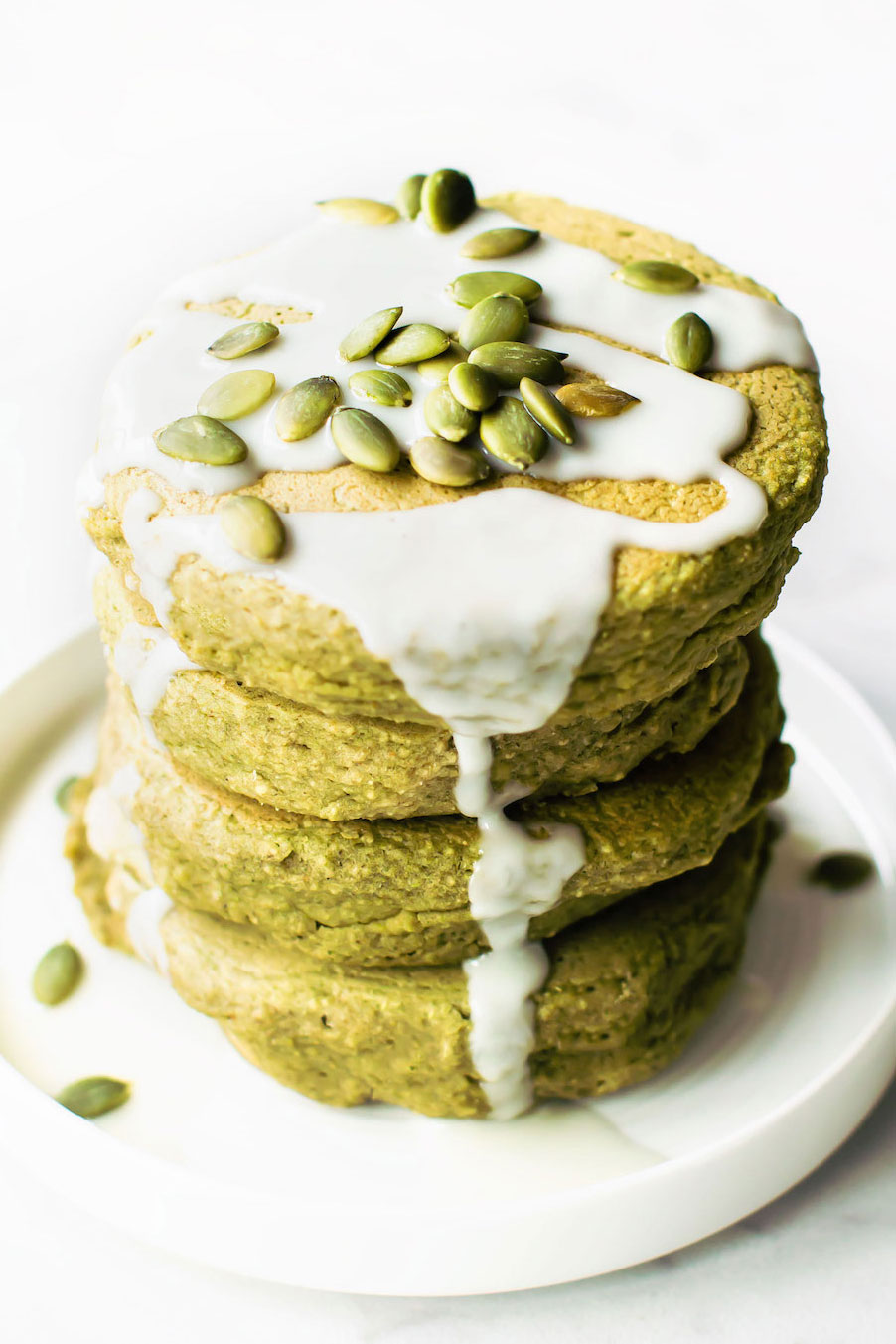 Vegan Avocado Pancakes Feasting on Fruit